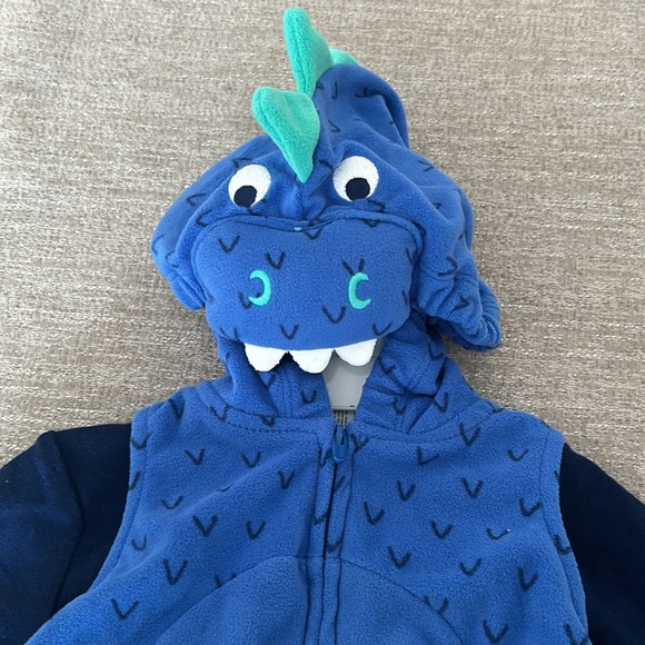 Carters Dinosaur Costume size 3-6 mo. NWT. - Picture 4 of 10